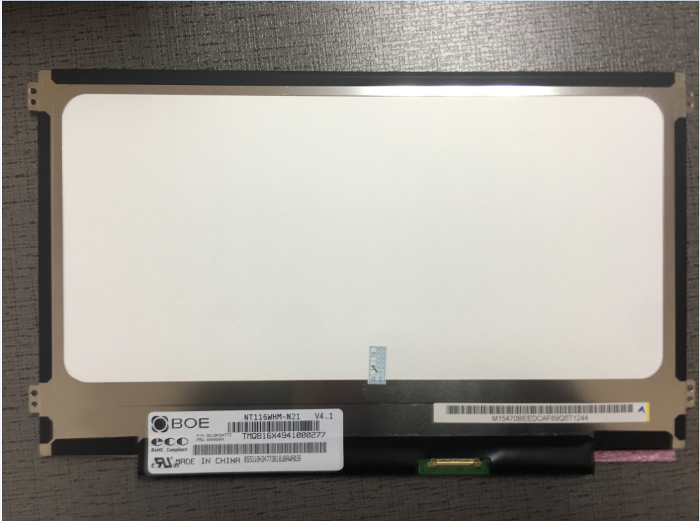 11.6" LED HD Laptop Screen Panel – BOE NT116WHM-N44 Compatible – 1366x768, Matte/Glossy
